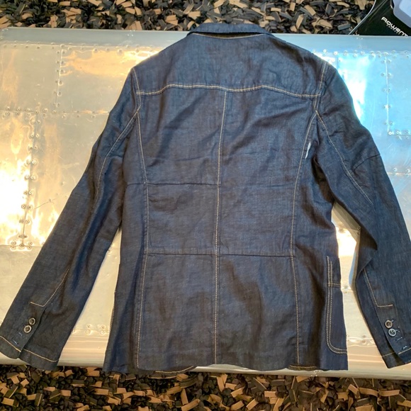 Armani Exchange Denim Blazer Sport Jacket - Picture 2 of 11